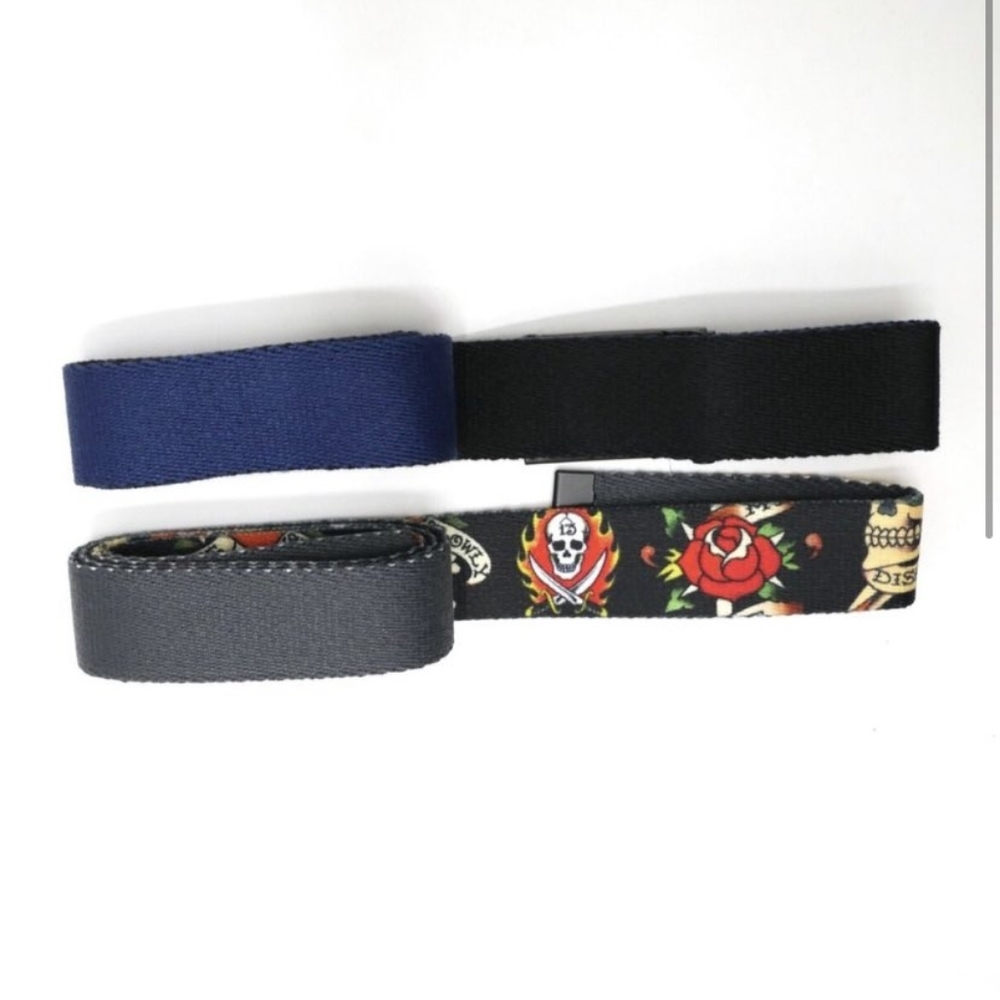 Ed Hardy  Reversible 2-1-4 Belt 2 Pack.